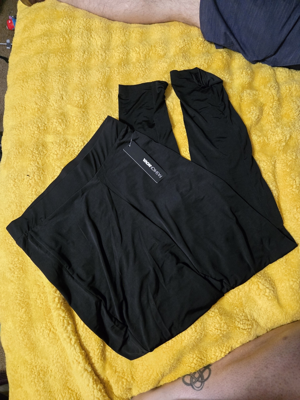Black Long Sleeve Top with Tag